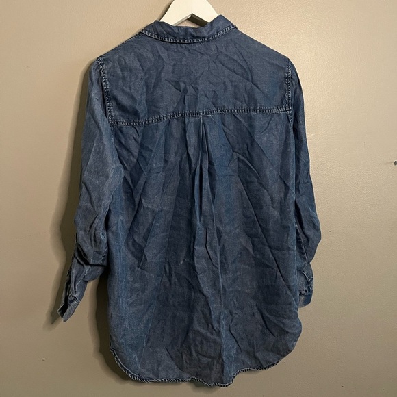 Lot of 6 Women’s Blouse Top Shirts Pink Blue Black size Small - Picture 7 of 15